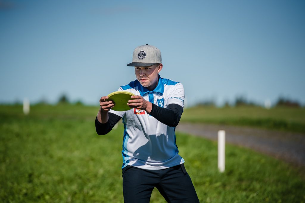 Väinö Mäkelän fokus pysyi pelissä ja tuotti johtotuloksen junioreissa. Kuva: Eino Ansio / EDGC2016
